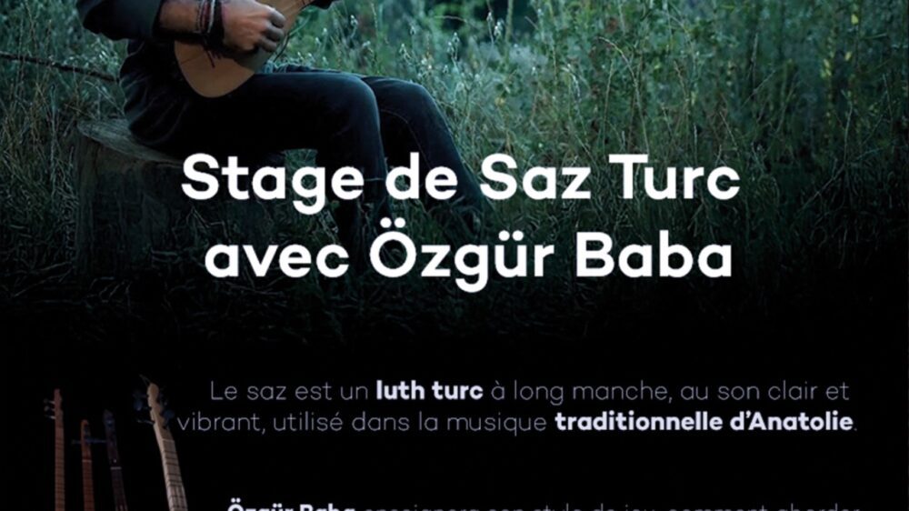 Saz workshop with Özgür Baba