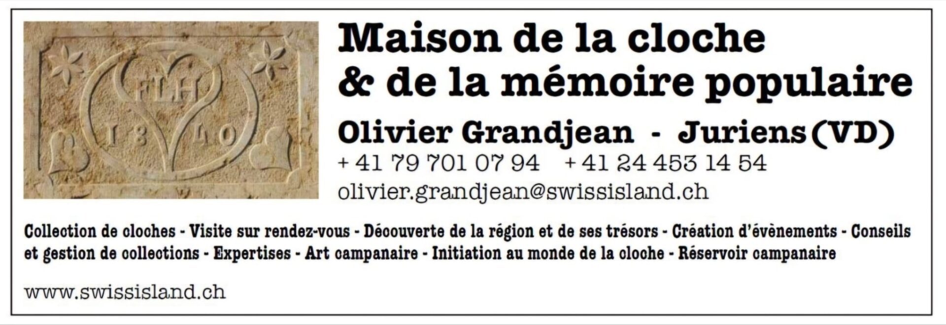 logo maison de la cloche et de la mémoire populaire